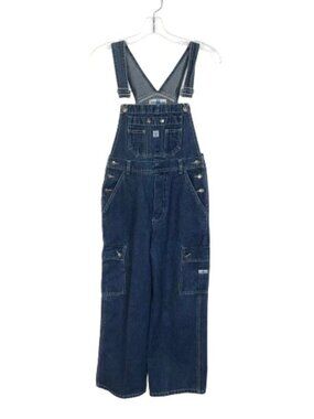 Womens Size Medium Gasoline Brand Vintage 90s 1990s Retro Denim Overalls